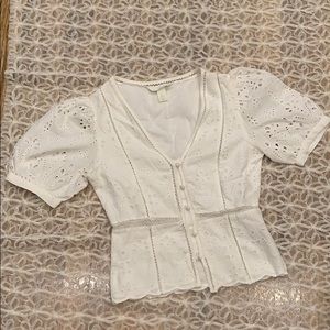 Beautiful white button up shirt